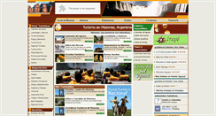Desktop Screenshot of misionesturismo.com.ar